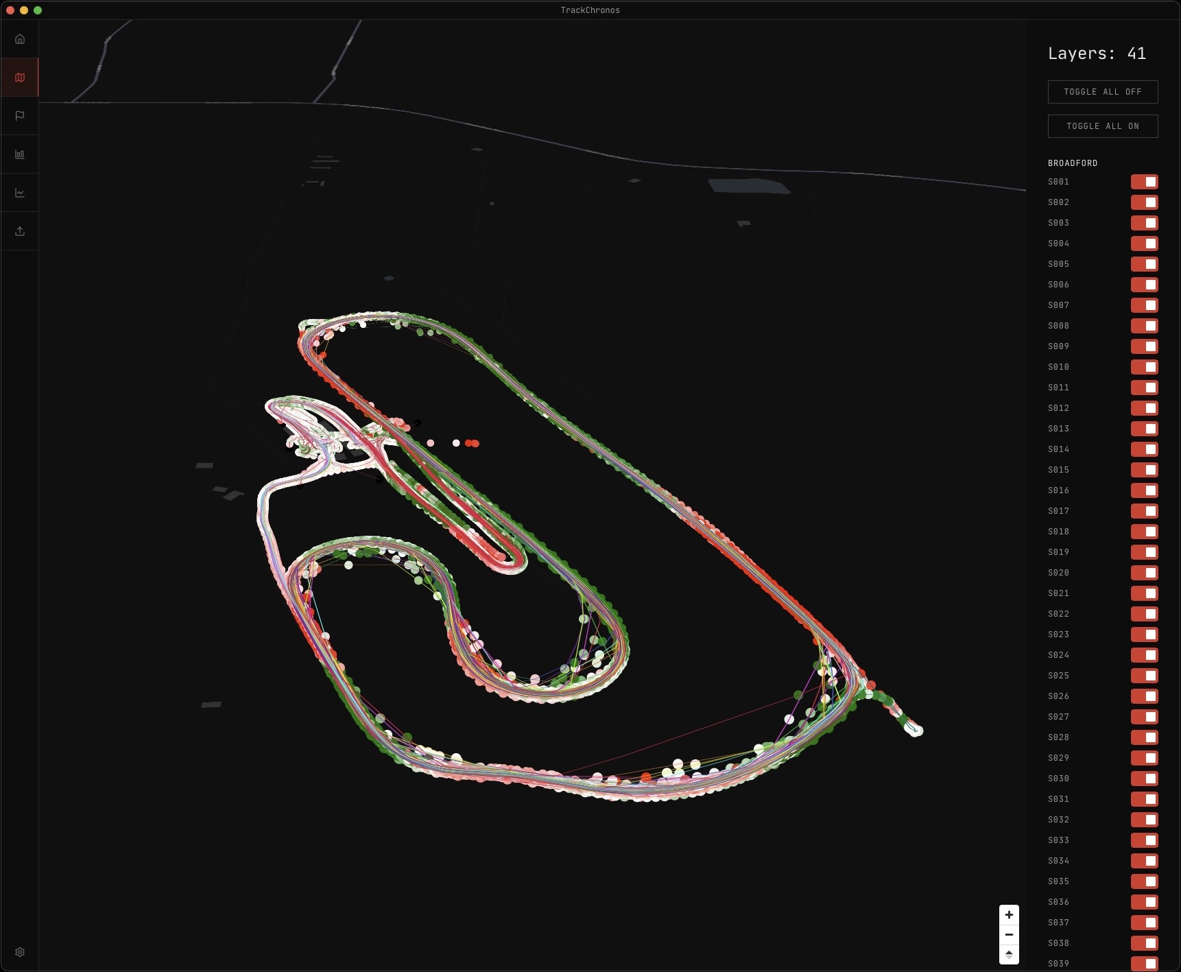 TrackChronos Map View